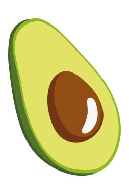 Yeşil avokado meyve