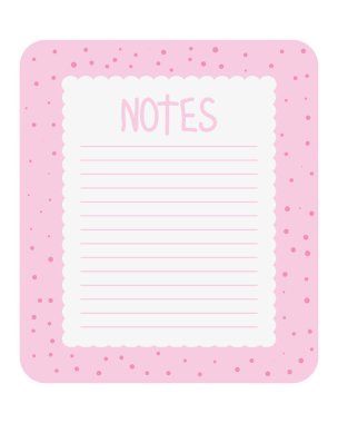 noktalı pembe notlar