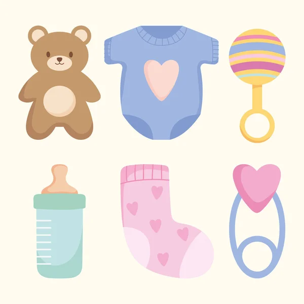 Coleção de ícones do bebê —  Vetores de Stock