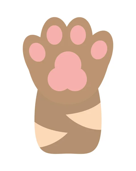 Kitten paw design — 图库矢量图片