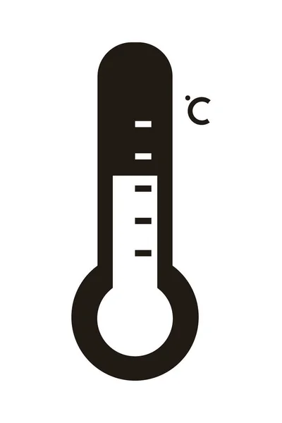 Hőmérséklet-határérték szimbólum — Stock Vector