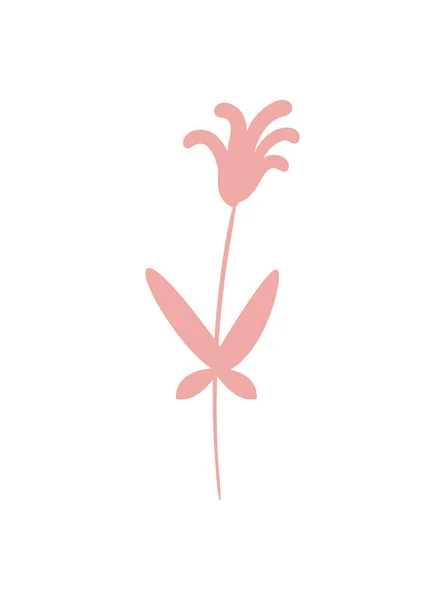 Ilustração flor rosa — Vetor de Stock