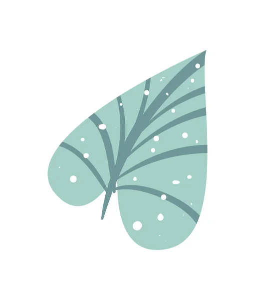Leaf with dots — Stockvektor