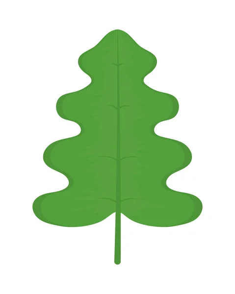 Groen blad pictogram — Stockvector