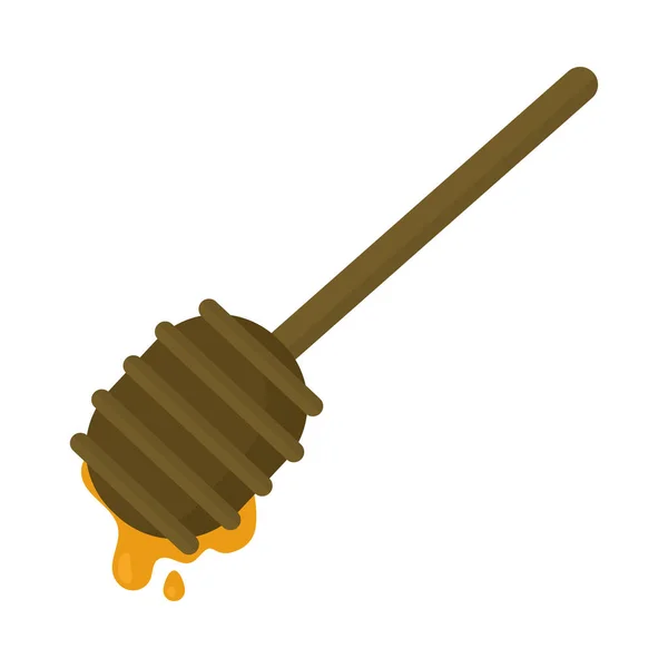 꿀 숟가락 무늬 — 스톡 벡터