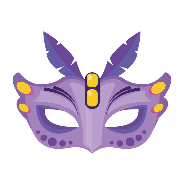 Purple mask illustration — Stockvektor