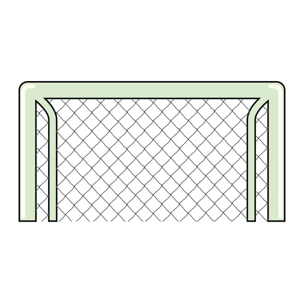 Diseño de red de fútbol — Vector de stock