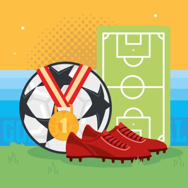 futbol hedef illüstrasyonu