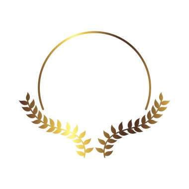 Altın defne çelengi simgesi