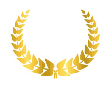Altın defne çelengi tasarımı