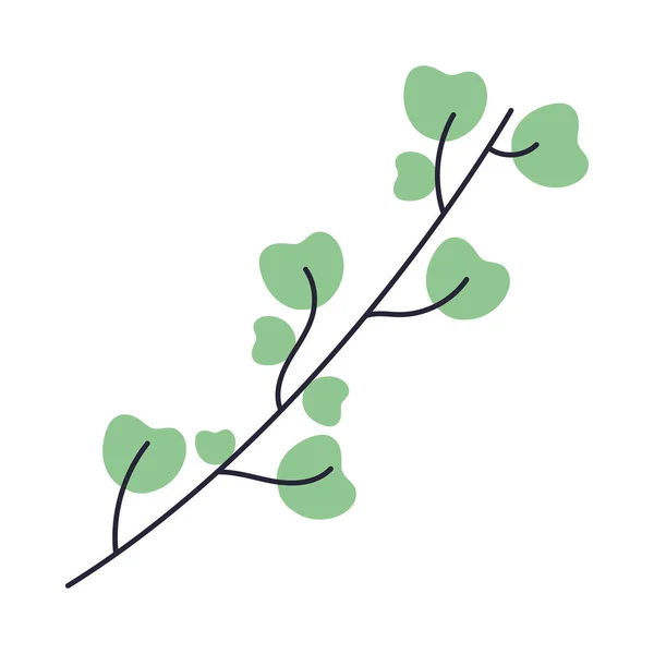 Cute leaf illustration — Vettoriale Stock