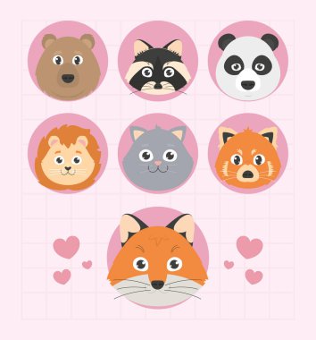 Yedi hayvanın yüzü