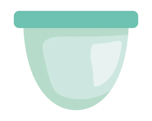 Round plant pot — Stockvektor