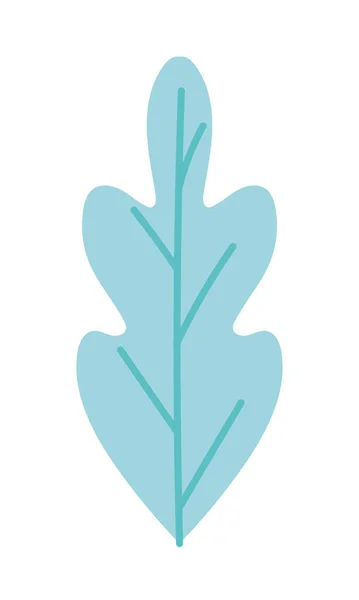 Blue oak leaf — Stockvector