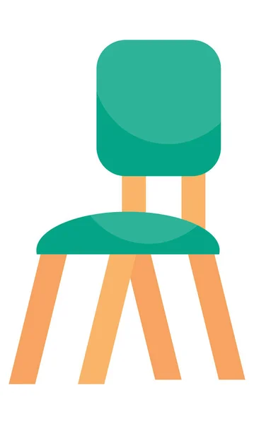 Πράσινο εικονίδιο καρέκλας — Διανυσματικό Αρχείο