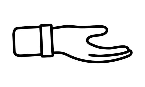 Handzeichen erhalten — Stockvektor