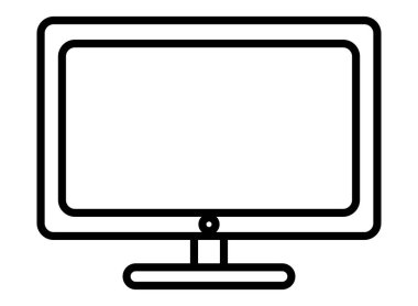 bilgisayar monitörü simge görüntüsü