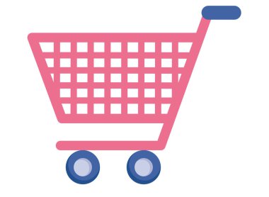 Süpermarket arabası simgesi