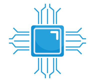 bilgisayar çipi simgesi