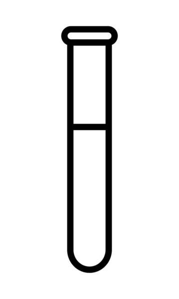 Изображение значка пробирки — стоковый вектор