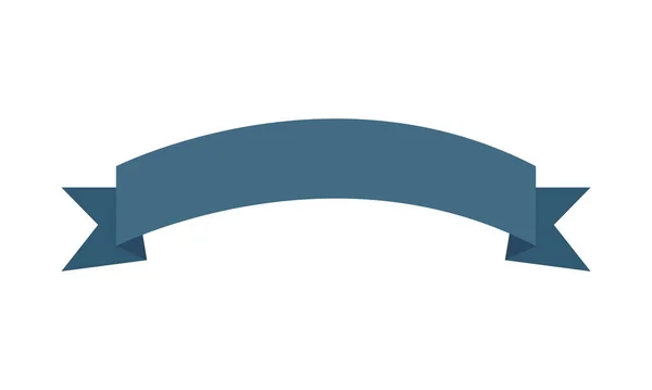 Symbol für blaues Band — Stockvektor