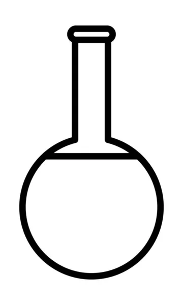 Chemical flask icon image — Vettoriale Stock