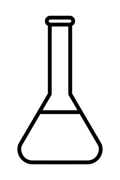 Conical flask icon image — Stock Vector