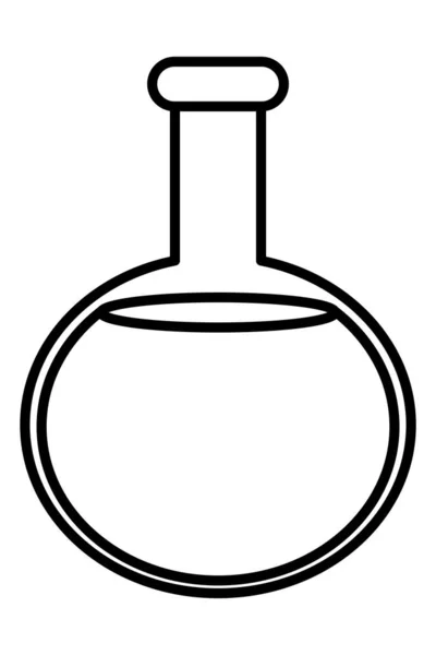 Icono del matraz químico — Vector de stock