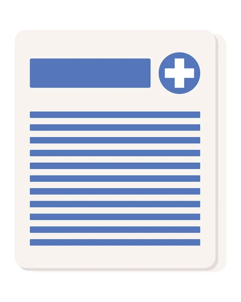 Medical report icon — Stock Vector