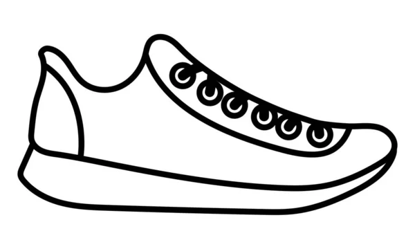 Іконка спортивного взуття зображення — стоковий вектор