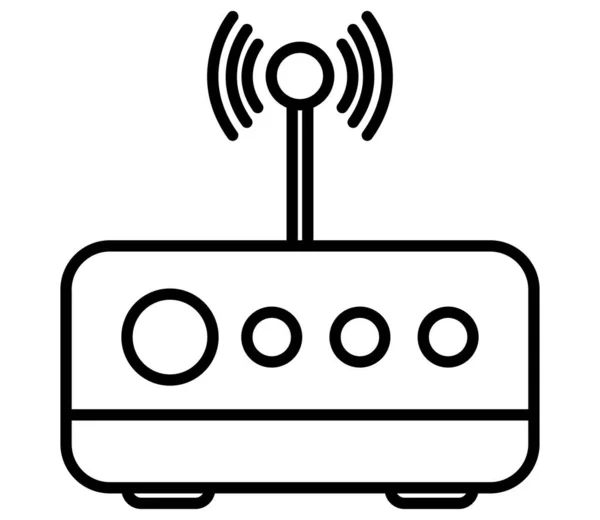 Router device icon image — Vetor de Stock