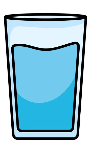 水ガラスのアイコン — ストックベクタ