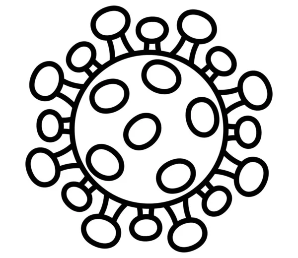 Coronavirus symbol design — Wektor stockowy