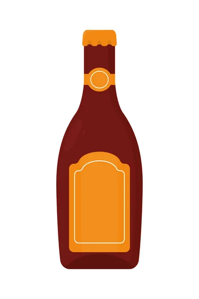 Icône bouteille de bière — Image vectorielle