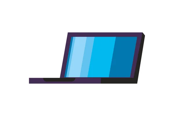 Púrpura diseño portátil — Vector de stock