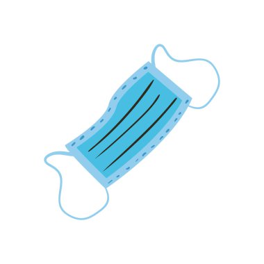 mavi güvenlik maskesi