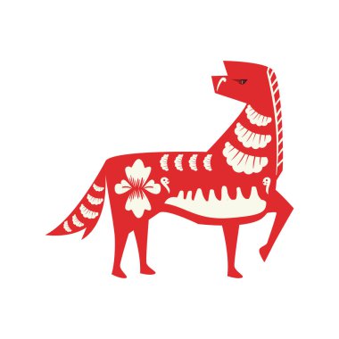 Kırmızı Çin Zodyak Atı