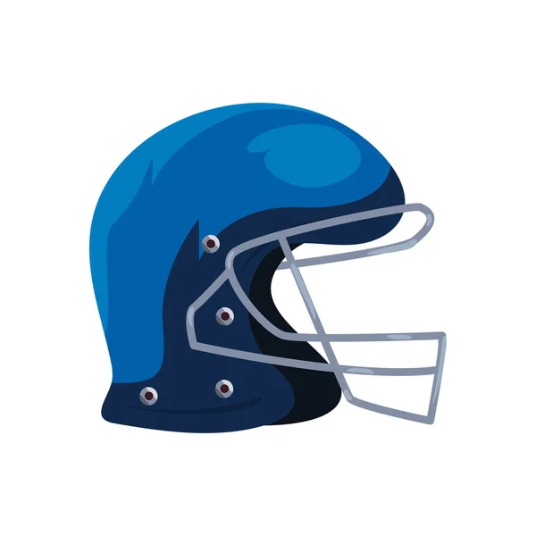 アメリカンフットボールヘルメット — ストックベクタ