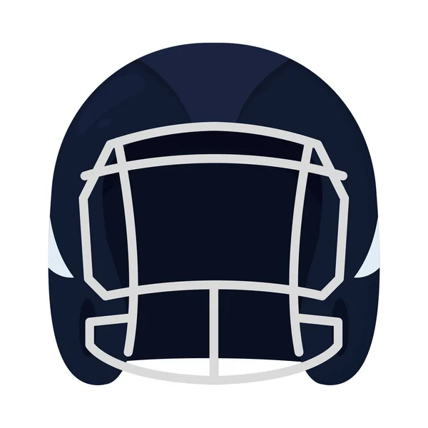 アメリカンフットボールヘルメットのアイコン — ストックベクタ