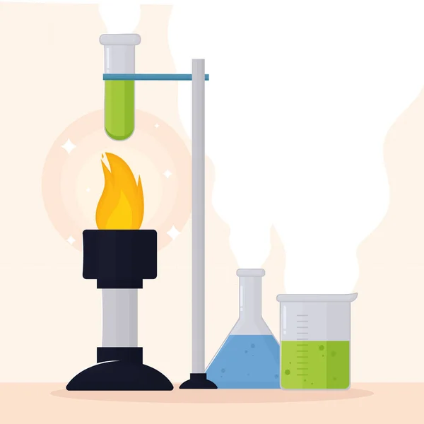 Chemistry illustration design — Stock Vector