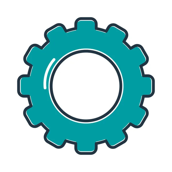 Gear wheel icon — Stock Vector