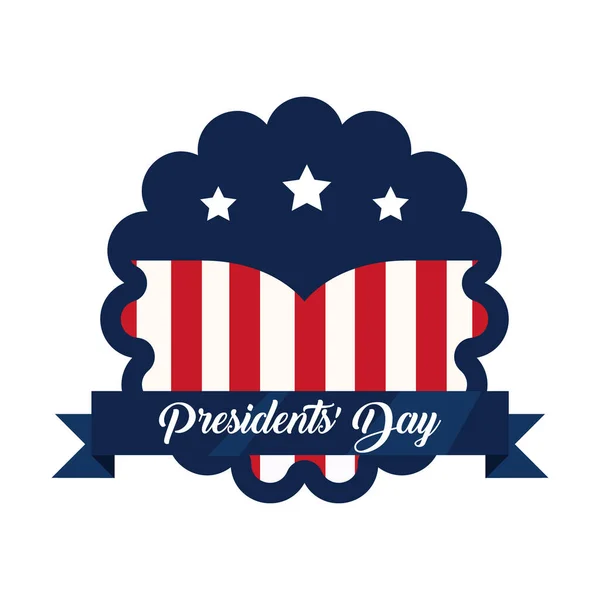 President day emblem — Stock Vector