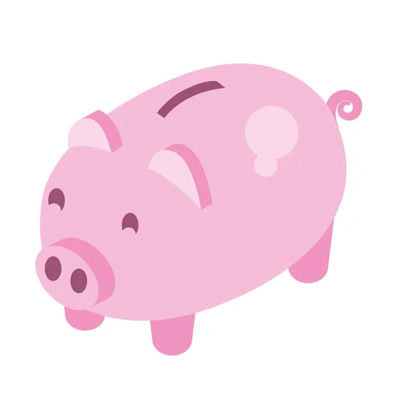 Piggy Bank Design — Stock Vector