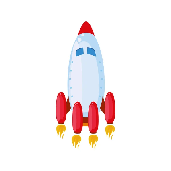 Schattig raket ontwerp — Stockvector