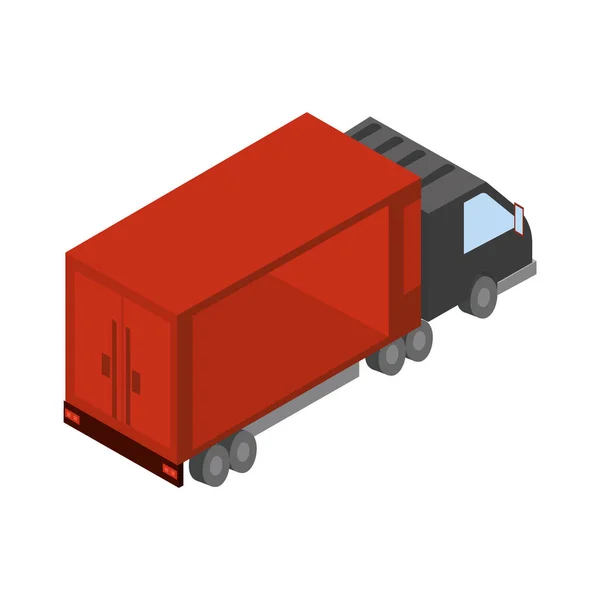 Teslimat kamyonu tasarım — Stok Vektör