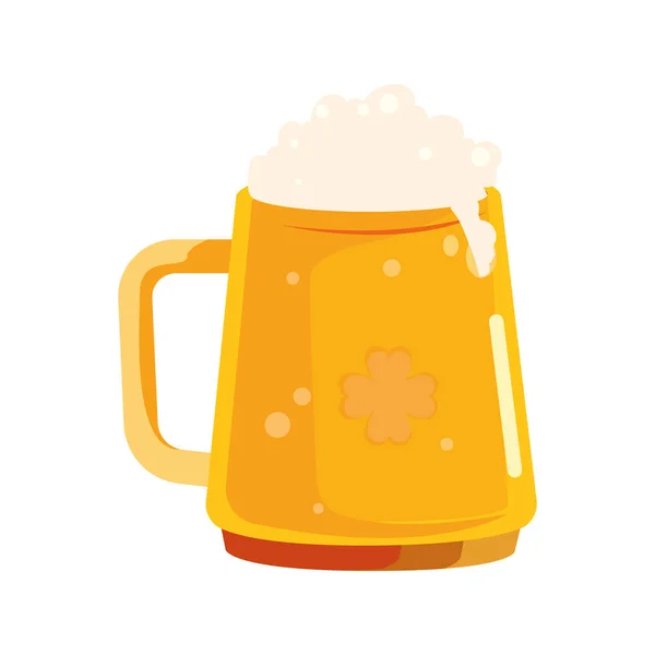 Icono taza de cerveza — Vector de stock