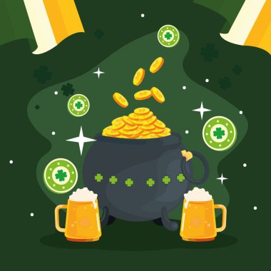 Aziz Patrick Günü kartı.