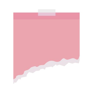 pembe yırtık kağıt