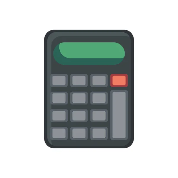 Black calculator icon — Stock Vector