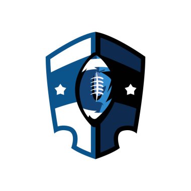 Mavi Amerikan futbol amblemi